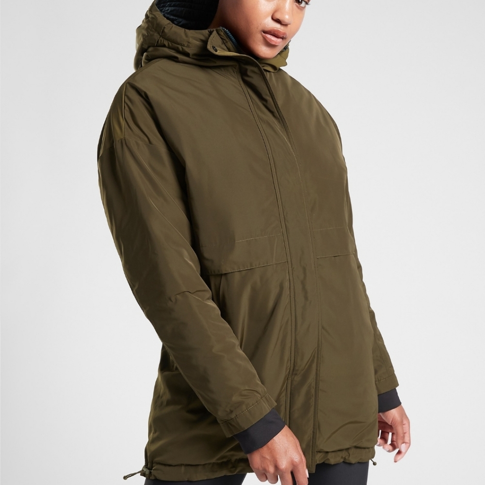 Athleta L Vortex Reversible Parka